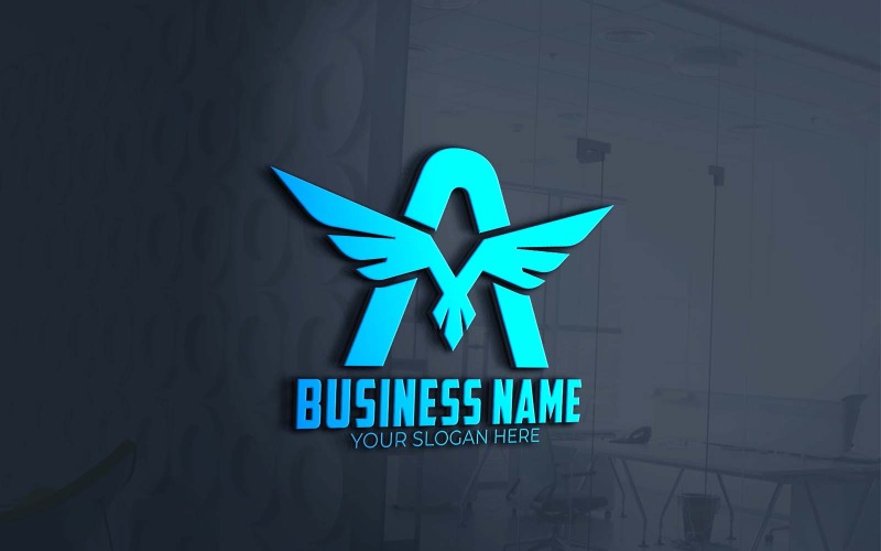 Création de logo Creative Eagle A Letter - Identité de marque