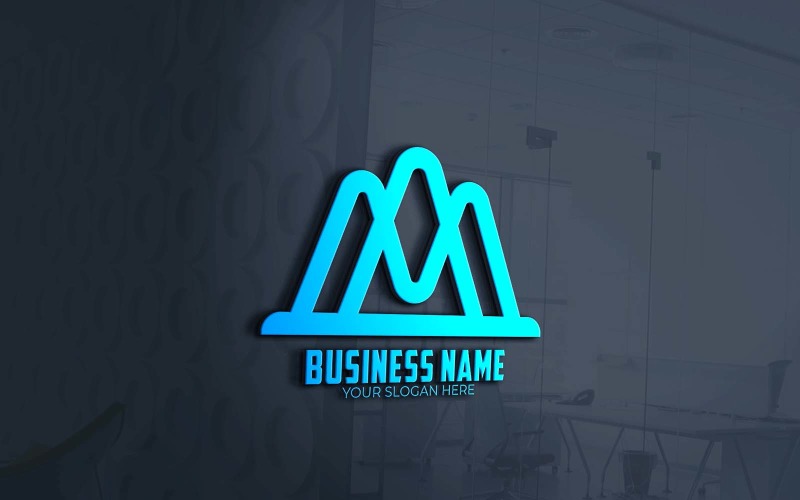 Дизайн логотипа MA Construction - фирменный стиль