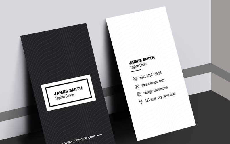 Professional Business Card Design Templates Layout