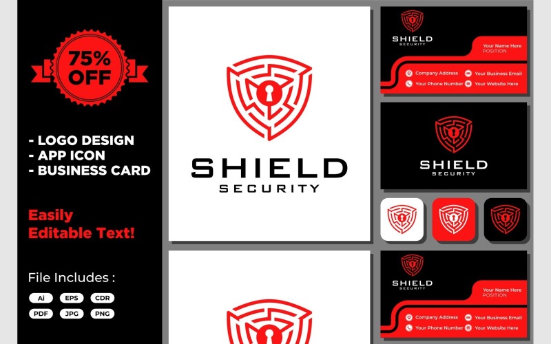 Shield Security Cyber Technology Logotyp