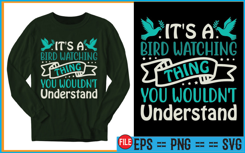 Es una cosa de observación de aves que no entenderías Diseño de camiseta único