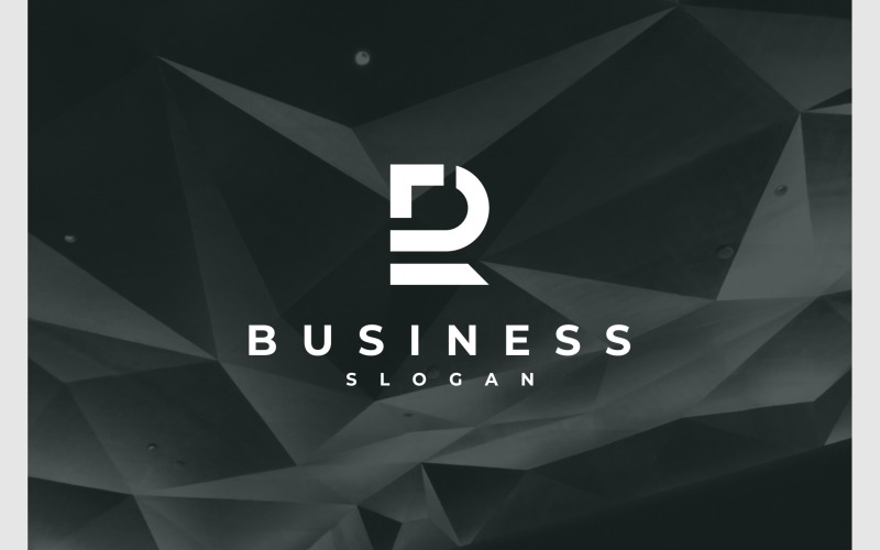 Letter R Simple Arrow Logo
