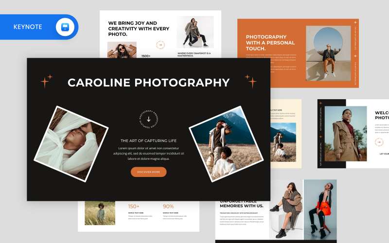 Caroline – Fotografie-Keynote-Vorlage