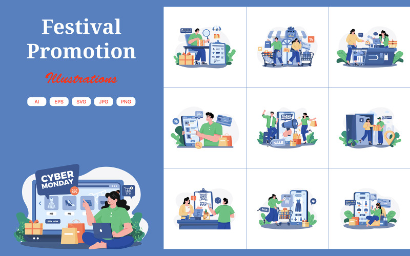 M531_Festival Promotie-illustratiepakket
