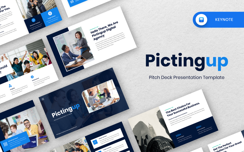 Pictingup - Modello di nota chiave del pitch deck
