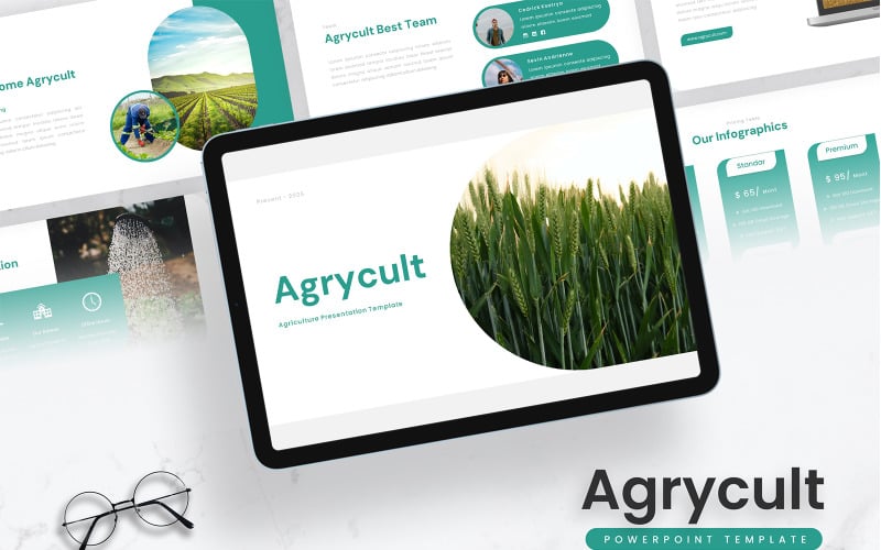 Agrycult – Zemědělství PowerPoint šablona