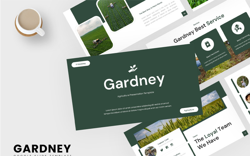 Gardney – Mezőgazdasági Google Diák sablon