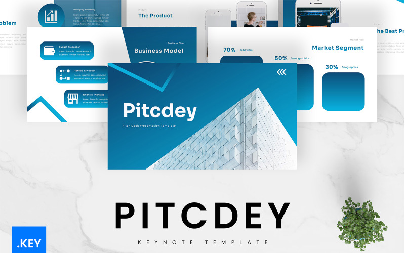 Pitcdey – Pitch Deck 主题演讲模板