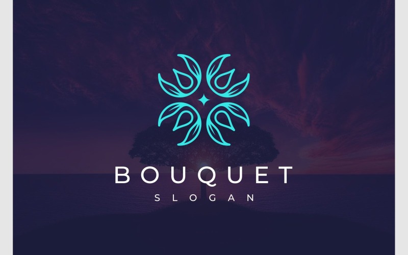 Flower Leaf Blossom Decoration Logo
