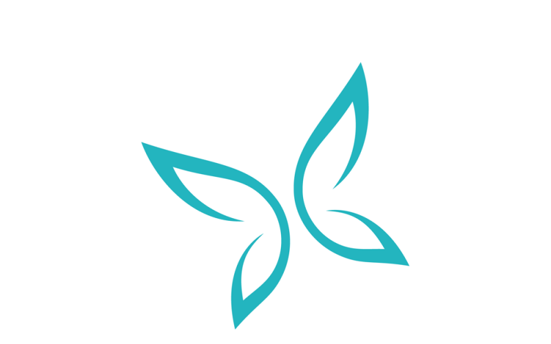蝴蝶标志设计模板 v3