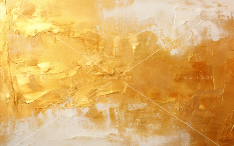 Artistic Wall Decor Golden Foil 25