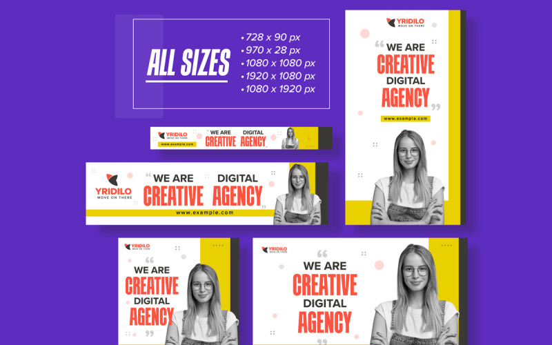Creative Agency Web Banner Ads