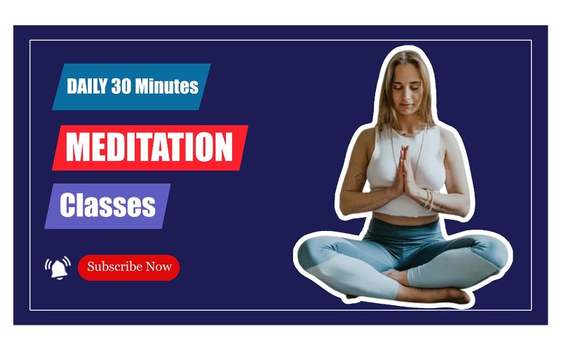 Yoga- en meditatieminiatuur voor YouTube