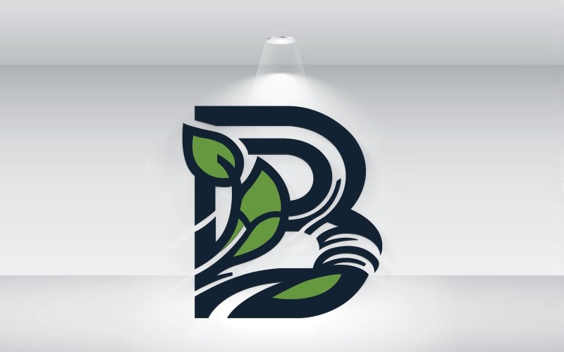 Buchstabe B-Logo-Vorlagenvektor