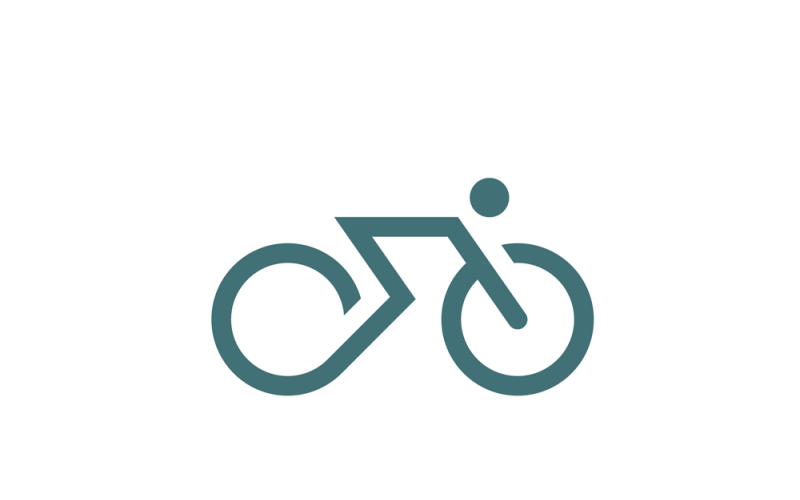 Cykel logotyp formgivningsmall