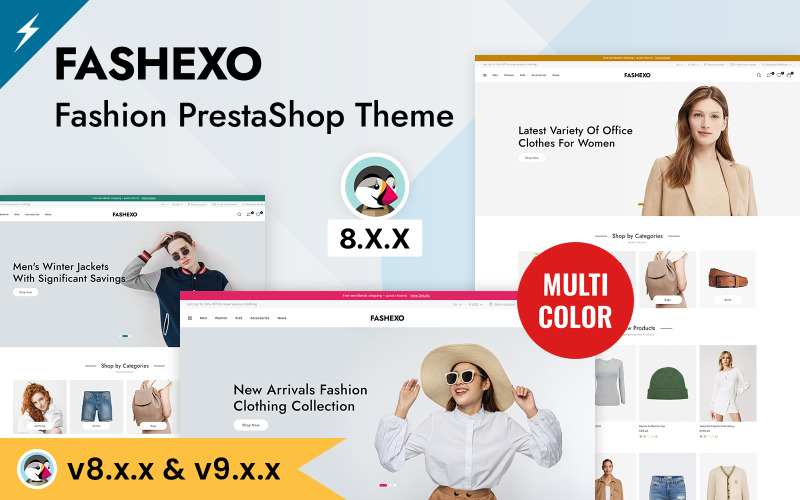 Fashexo - Mode- och klädbutik PrestaShop-tema