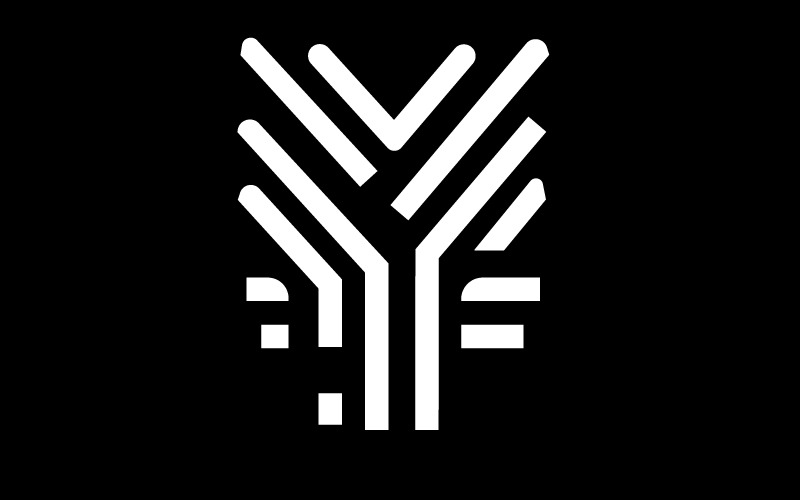 Un diseño de logotipo minimalista y limpio bastante moderno.