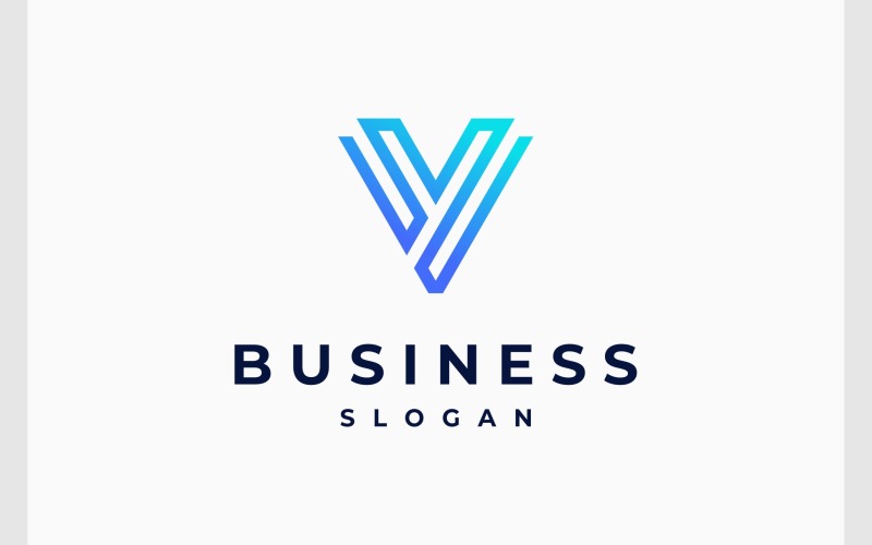 Letter VY YV modern monogram-logo