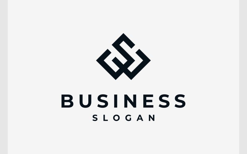Lettre WS SW Initiales Logo monogramme simple