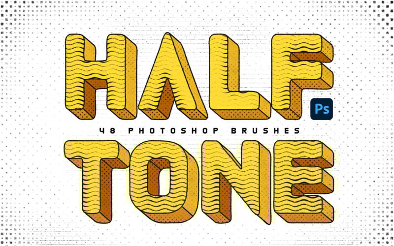 Halftone Photoshop Brushes