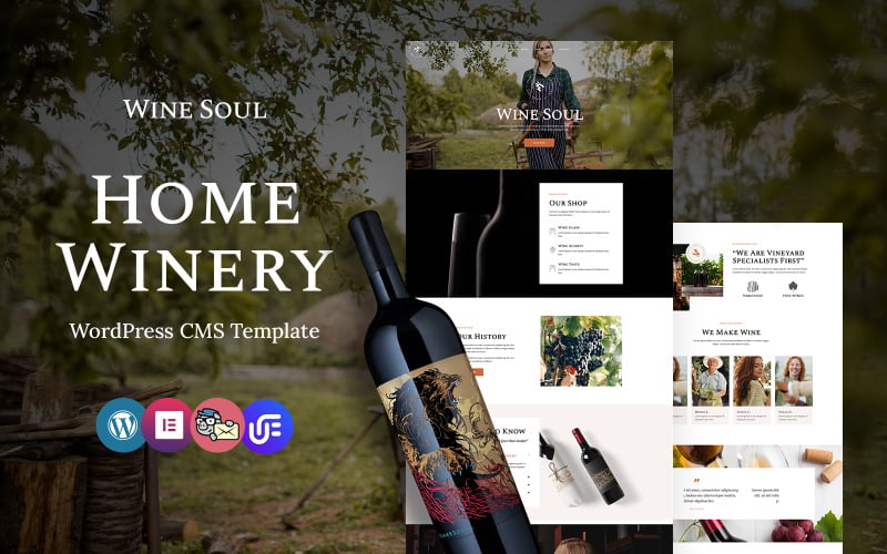 Winesoul - Tema Elementor WordPress per vino e cantina
