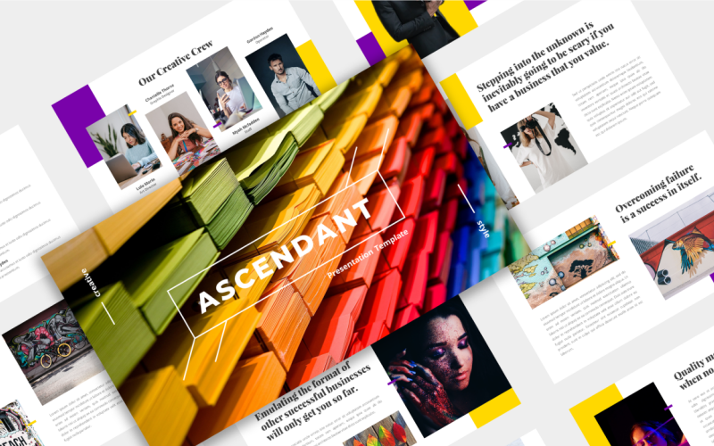 Ascendant – Kreative Mehrzweck-PowerPoint-Vorlage