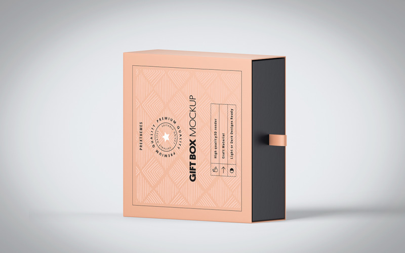 Confezione regalo PSD Mockup Vol 02