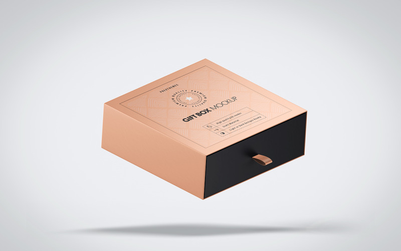 Confezione regalo PSD Mockup Vol 06