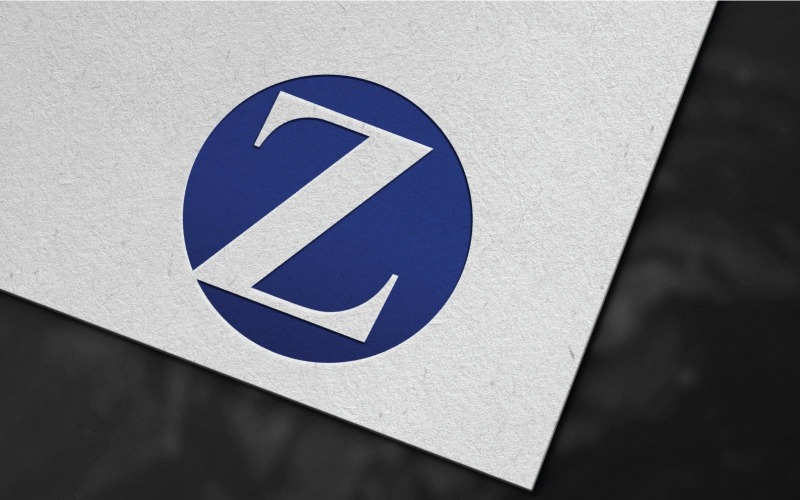 Snygg design med Z-bokstavslogotyp