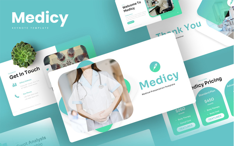 Medicy – 医学主题演讲模板