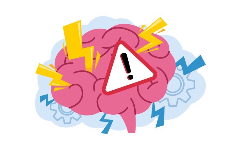 Stress-Vektor-Illustration