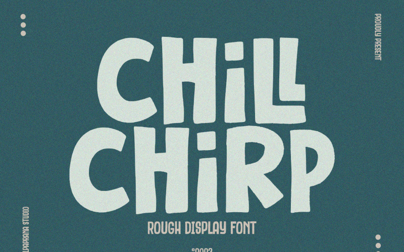 Chill Chirp - Lettertype weergeven