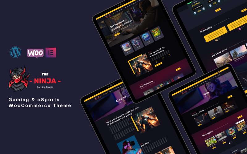 Het Ninja Gaming - Gaming- en eSports-thema