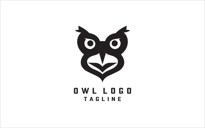 Plantilla de diseño de logotipo de búho V13