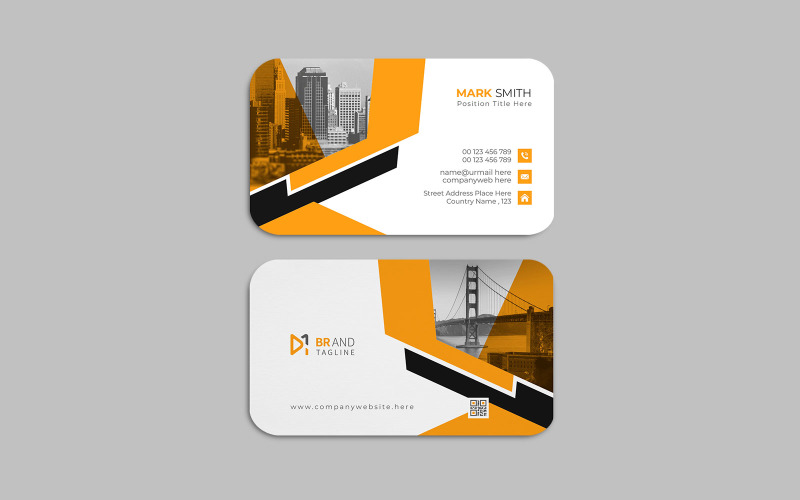 Design Criativo de Cartão de Visita - Identidade Corporativa