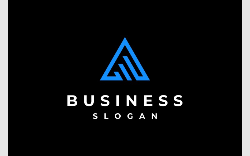 Lettre A Graphique De Croissance Graphique Logo