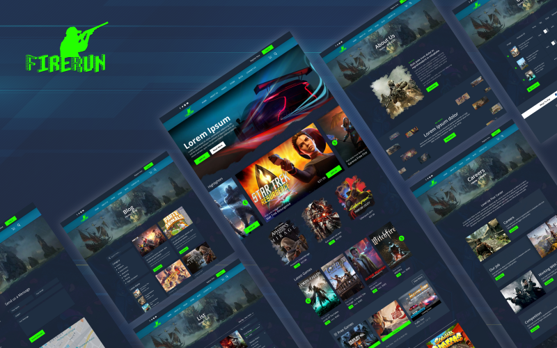 FireFun HTML Gaming webhelysablonok