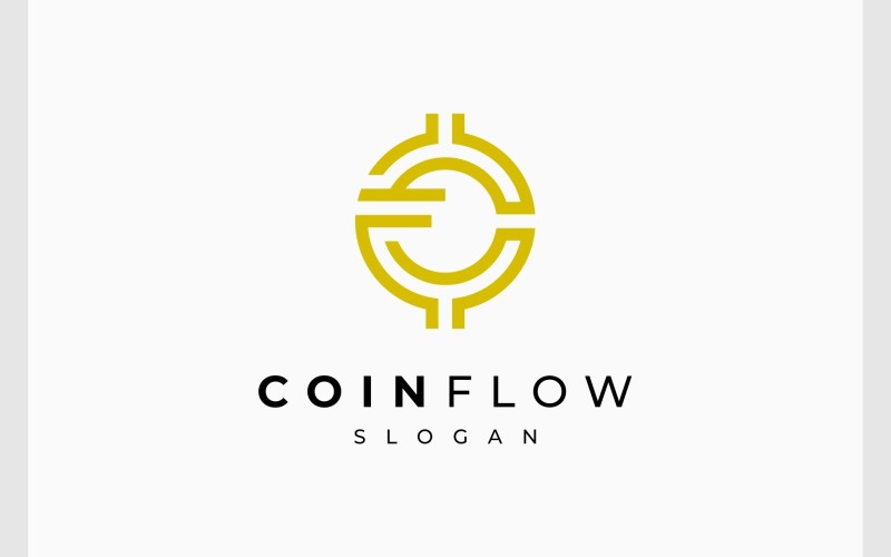 Lettre CF FC Pièce Crypto Logo