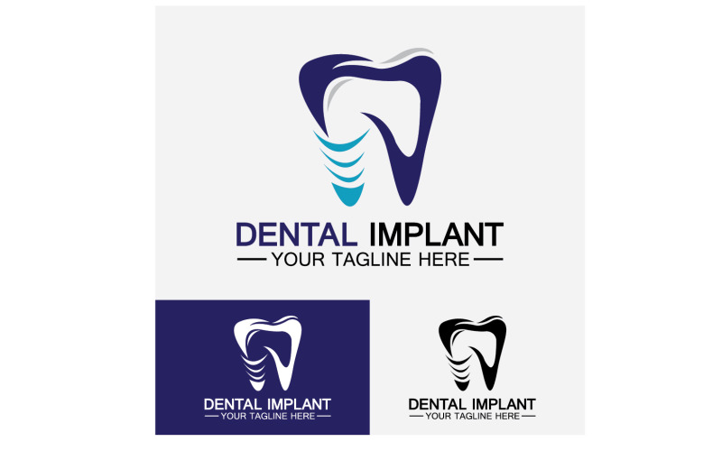 Modèle vectoriel de conception de logo dentairelogo de dentiste créatif Version 20