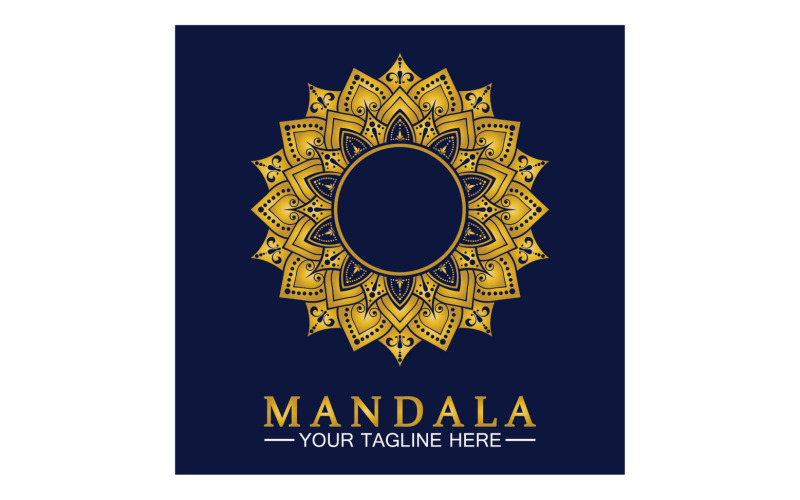 Mandala dekoration i etnisk orientalisk doodle ornament version 2