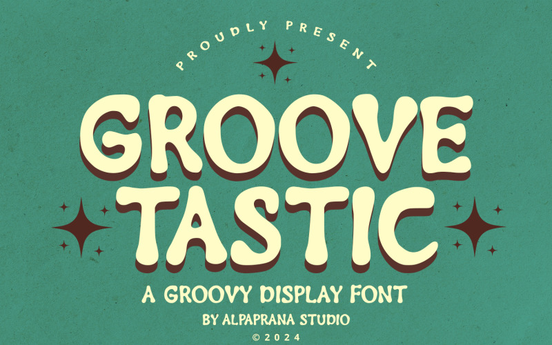 Groovetastisch - Groovy lettertype