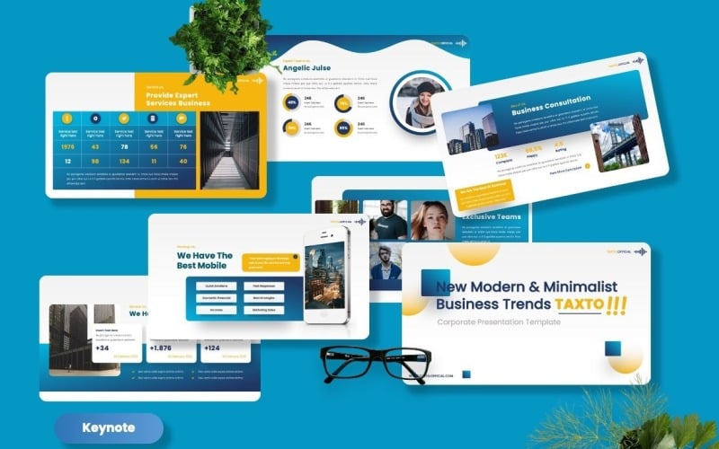 Taxto - Corporate Keynote Template