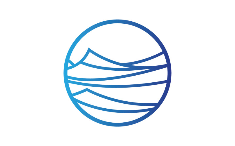 Versione vettoriale del logo Wave Circle 12
