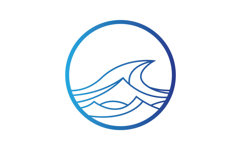 Versione vettoriale del logo Wave Circle 15