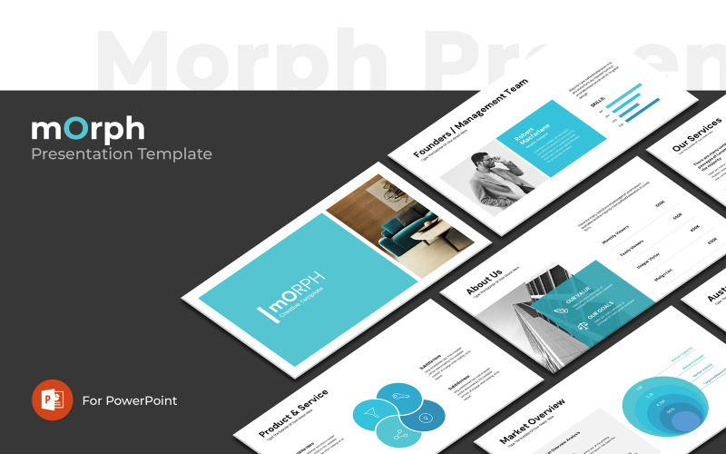 Morphing creatieve PowerPoint-sjabloon