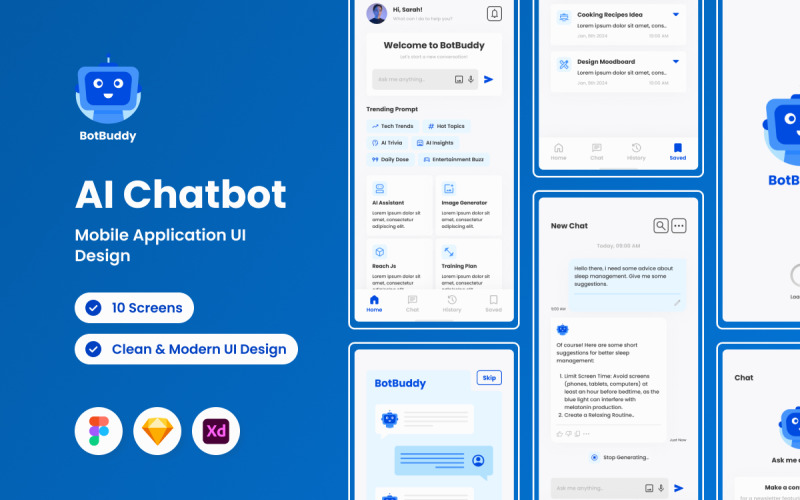 BotBuddy - Aplicación móvil AI Chatbot