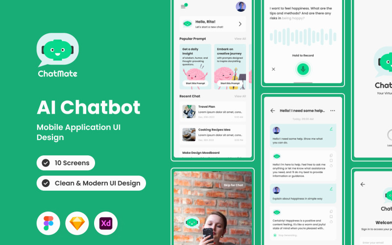 ChatMate - Application mobile Chatbot IA