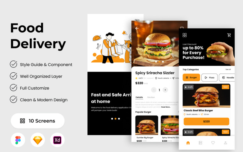 DashDine - mobilní aplikace pro rozvoz jídla
