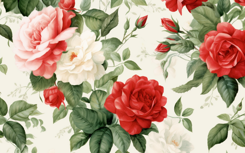 Aquarell-Blumensträuße, Illustrationshintergrund 59