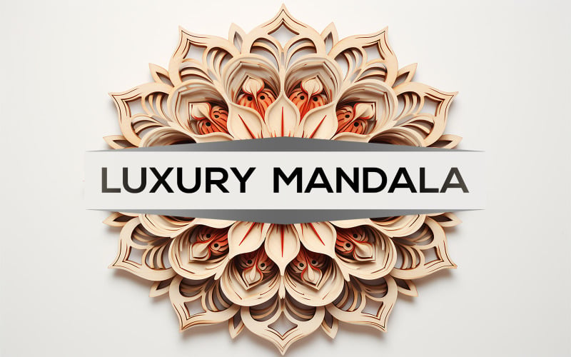 Desenho de mandala em aquarela | Desenho de mandala 3d | mandala de arte em madeira | Mandala aquarela